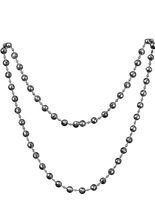 Disco-Kugel Halskette 70er silber