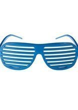 Disco Party Brille blau