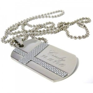 DogTag, SilverCarbonStripes- 8391