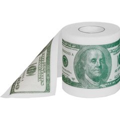 Dollar Toilettenpapier