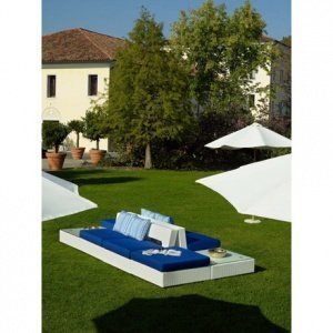 Domino Gartenhocker mit und ohne Rückenl