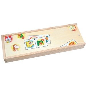 Domino "Lustige Tiere" von Bino Holzspie