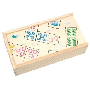Domino "Tiere zählen" von Bino Holzspiel