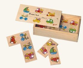 Dominospiel "Fahrzeuge" von Bino Holzspi