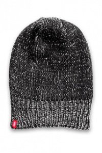 Doppelt gearbeitete Grobstrickmütze