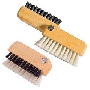 Doppelte Laptop-Bürste aus Buchenholz mi