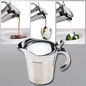 Doppelwandige Thermo Sauciere mit Korpus