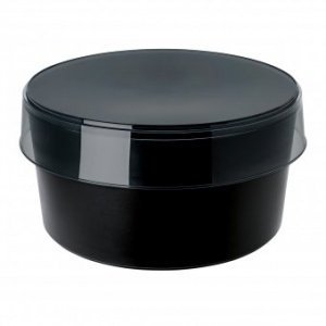 Dose mit Deckel Top Secret solid schwarz