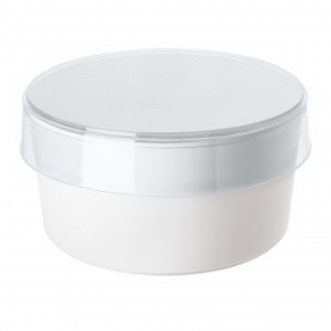 Dose mit Deckel Top Secret solid wei&#22