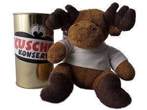 Dosengeschenk Plüschtier Elch Knut