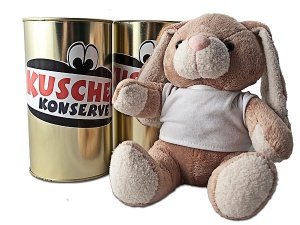 Dosengeschenk Plüschtier Hase Hasi