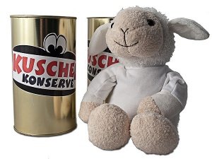 Dosengeschenk Plüschtier Wolle das Schaf