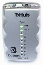 Dr. Bott T7 Hub USB 2.0 dt. Silber