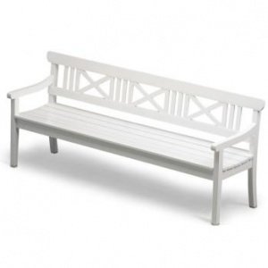 Drachmann Bank 200 weiß von Skagerak