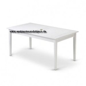 Drachmann Tisch eckig 156 weiß von Skage