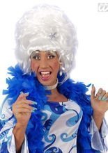 Drag Queen Perücke weiss