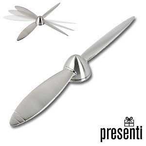 Drehbarer Brieföffner ´Aviator´ aus Meta