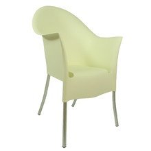 Driade - Lord Yo Armlehnstuhl, elfenbein