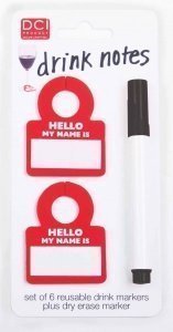 Drink Notes - Namensschilder