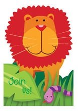 Dschungel Einladungskarten 8 Stück