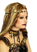 Dschungel Halsband Steinzeit braun