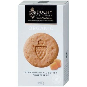 Duchy Stem Ginger All Butter Shortbread