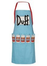 Duff Beer Grillschürze hellblau 75x84cm