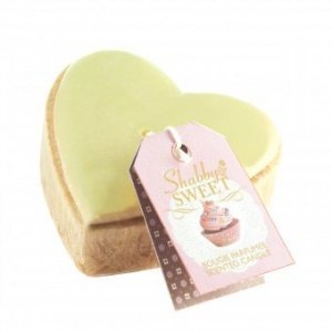 Duftkerze Zimtherz pistaziengr?n