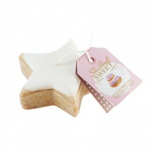 Duftkerze Zimtstern wei?