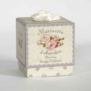 Duftkerze -d-Autrefois- Pivoine, Marinet