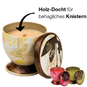 Duftkerze *mit Knister-Sound*