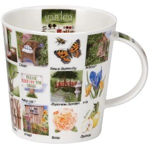 Dunoon-Becher "Garden Alphabet"