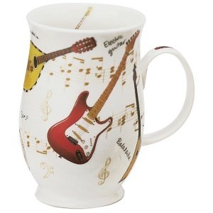 Dunoon-Becher "Gitarre", oval