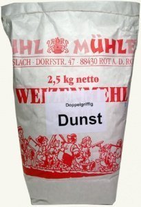 Dunst (doppelgriffiges Mehl) für Spätzle