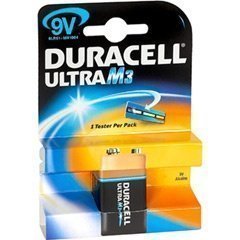 Duracell Ultra M3 9 V Blockbatterie