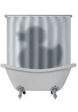 Duschvorhang Der Schatten der Ente