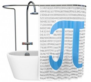 Duschvorhang Pi