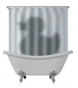 Duschvorhang Riesenente