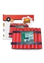 Dynamit Wecker Bombe rot