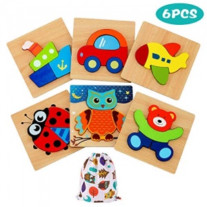 E-MANIS Kinder Holz Puzzle