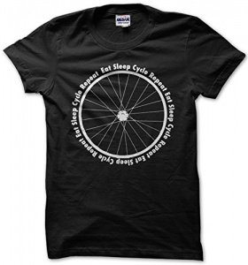 EAT SLEEP CYCLE REPEAT T-SHIRT