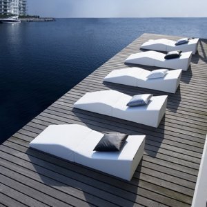 Easy Liege und Hocker Outdoor Version