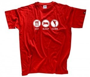 Eat Sleep Climb Klettern T-Shirt
