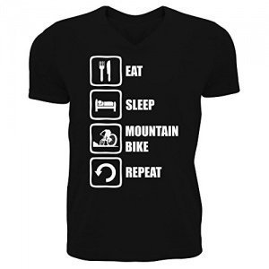 Eat Sleep Mountain Bike Repeat T-shirt