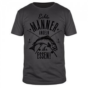 Echte Männer angeln ihr Essen T-Shirt