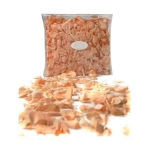 Echte Rosenblätter, apricot, 150g