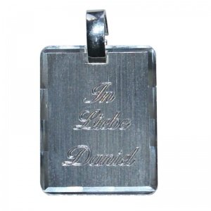 Echtsilber-Anhänger mit Gravur