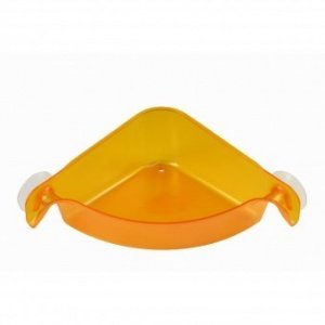 Eckutensilo Boks transparent orange