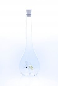 Edelglasflasche Biene
