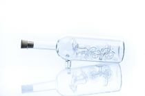 Edelglasflasche Kutsche